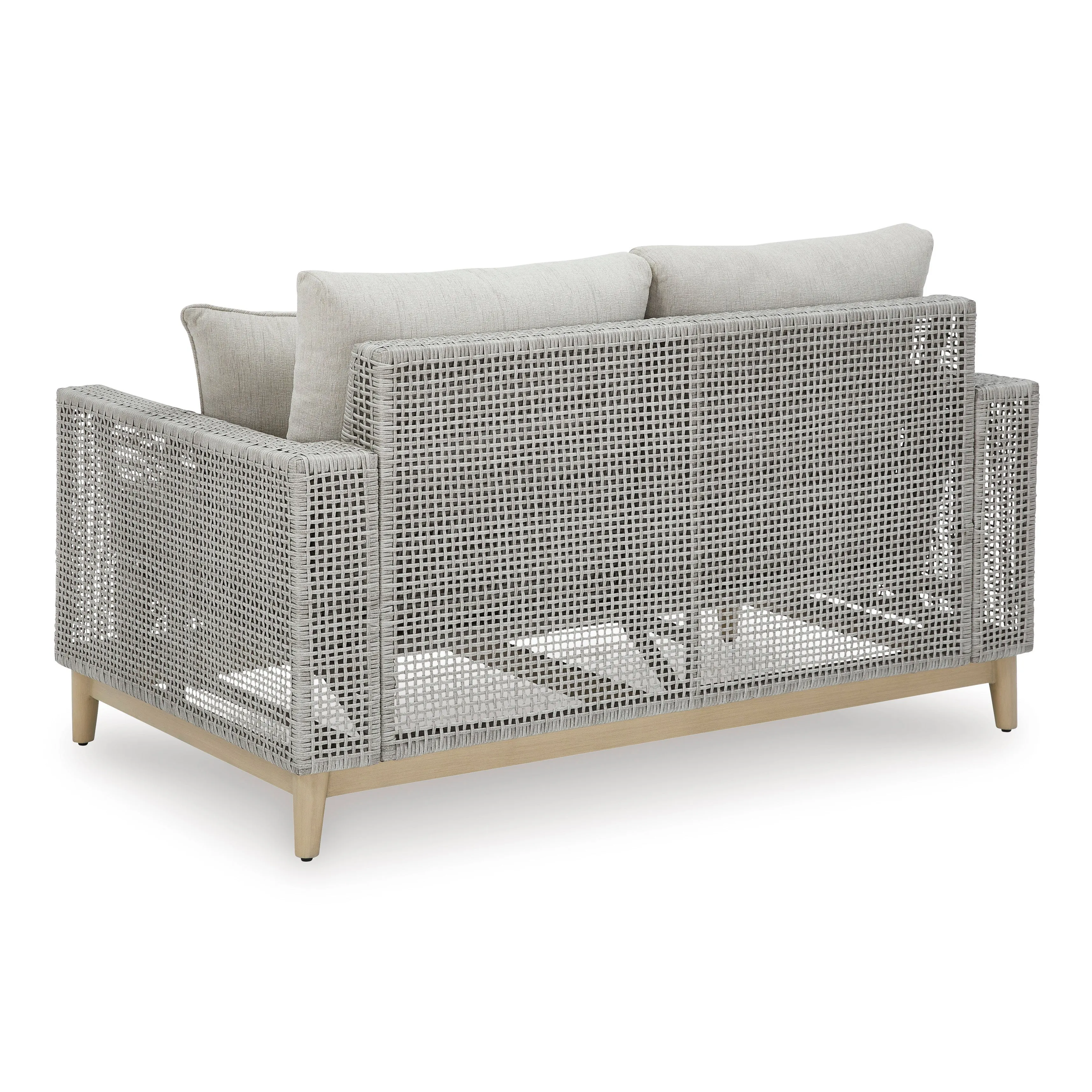 St Barts Open Weave  60" Love Seat