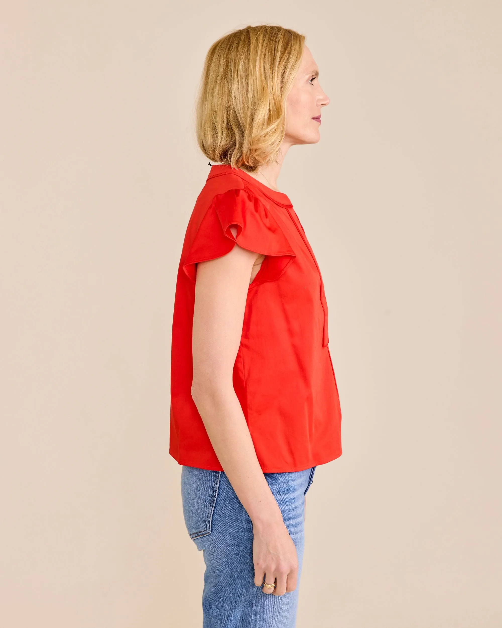 Tara Top | Parisian Red