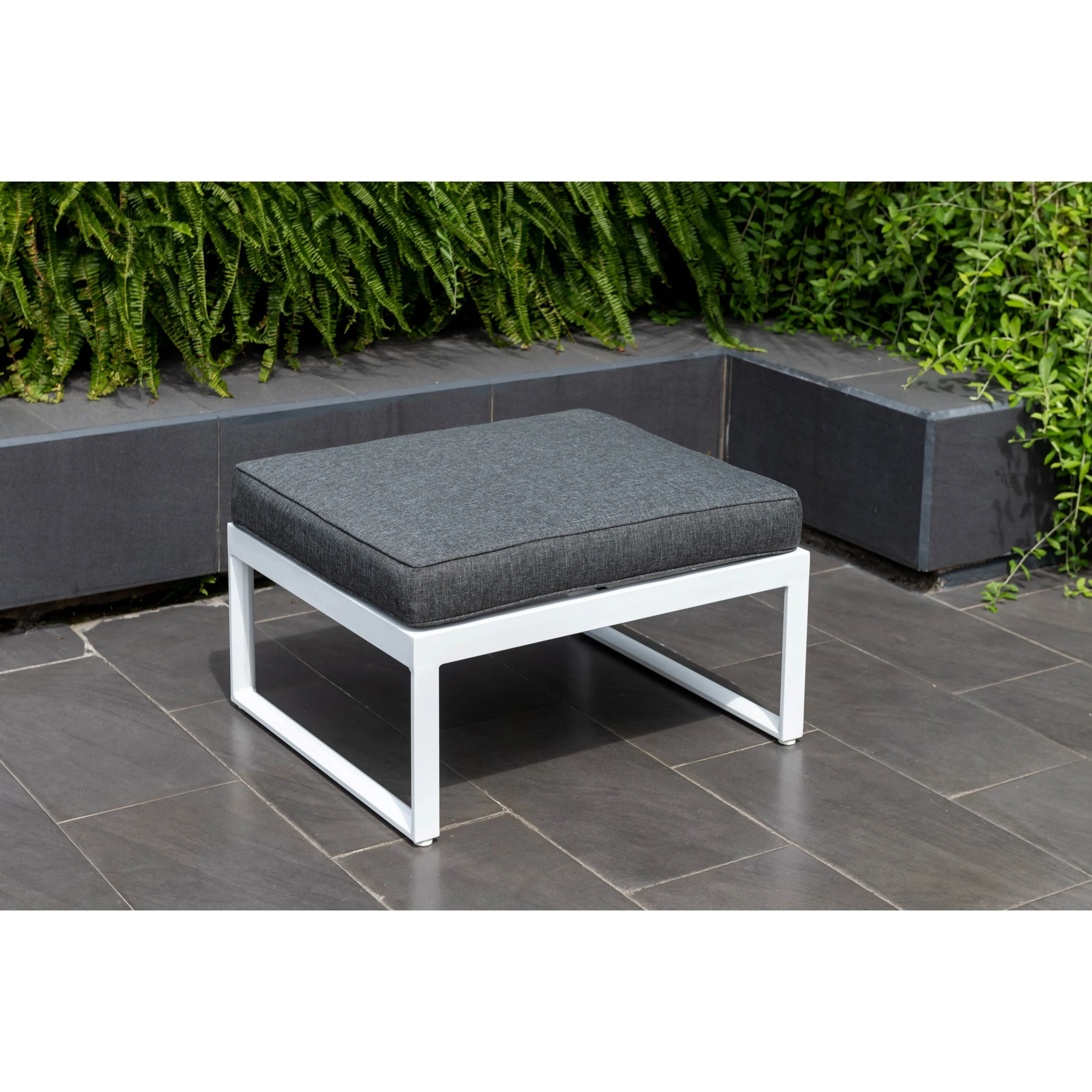 Tisbury White 29" Ottoman