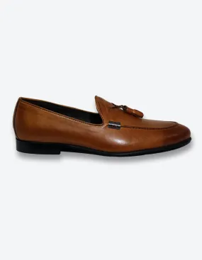 Tobacco Tassel Loafer