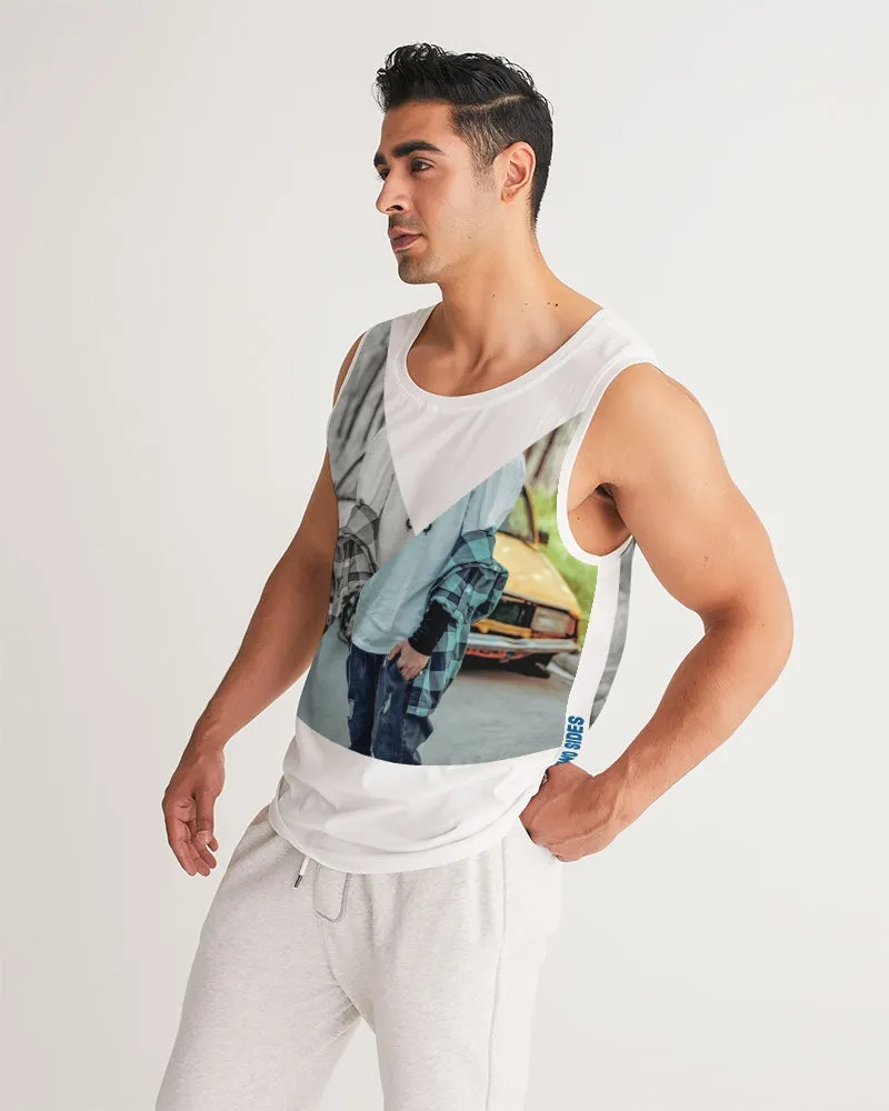 Two sides to a story Men's Sports Tank