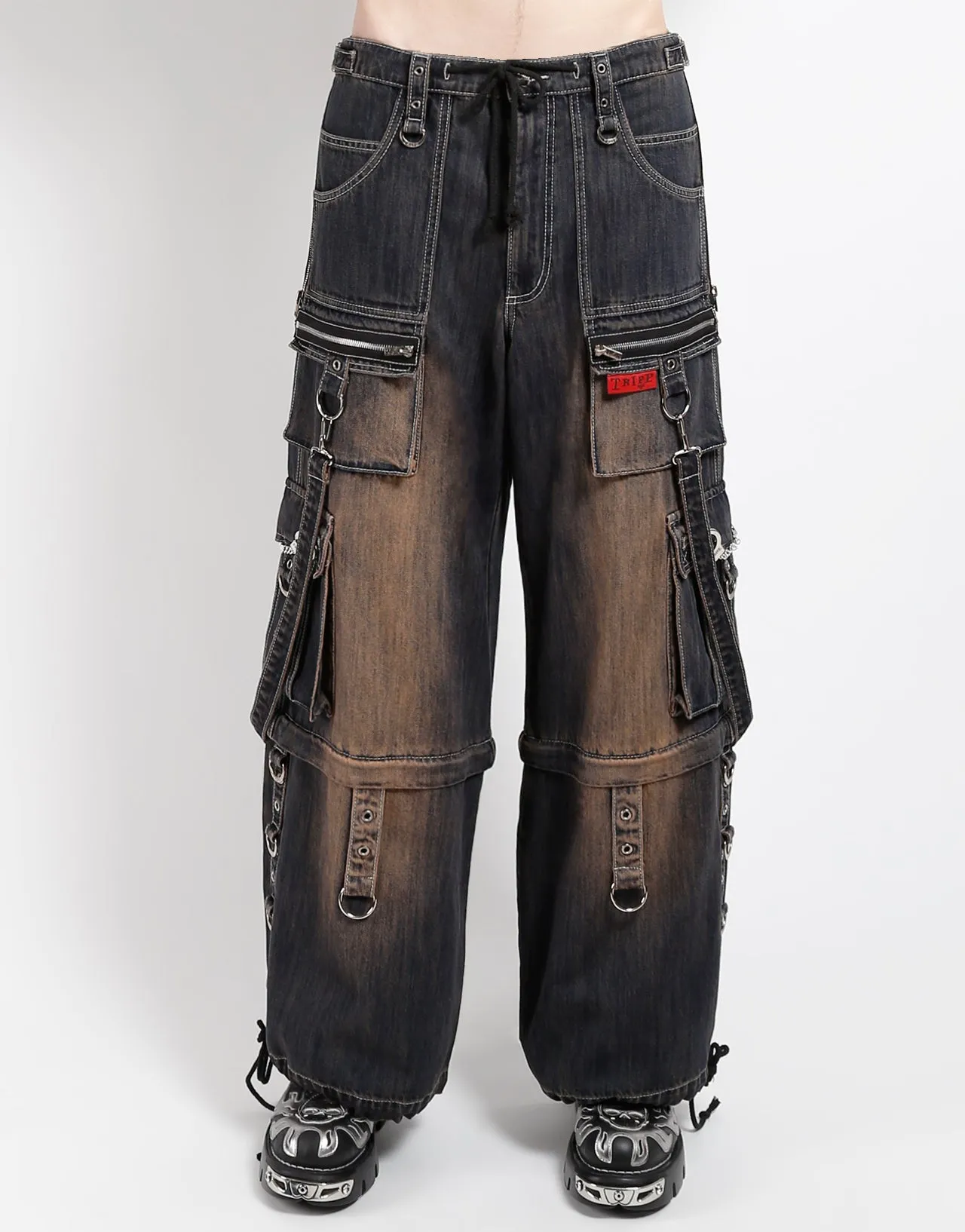 ZIP LOCK PANT DIRTY WASH BLUE DENIM